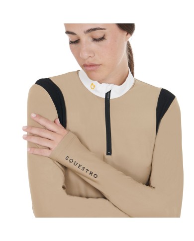 WOMAN JERSEY COMPETITION LS ZIP SHIRT