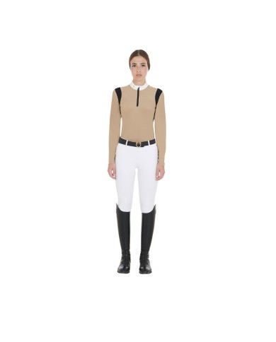 WOMAN JERSEY COMPETITION LS ZIP SHIRT