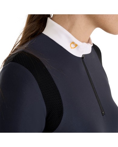 WOMAN JERSEY COMPETITION LS ZIP SHIRT