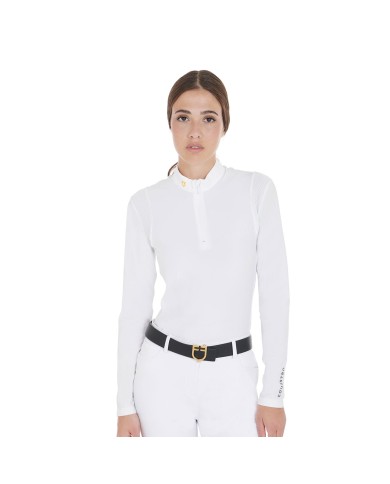 WOMAN JERSEY COMPETITION LS ZIP SHIRT