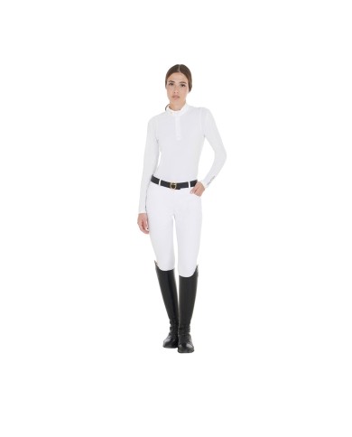 WOMAN JERSEY COMPETITION LS ZIP SHIRT