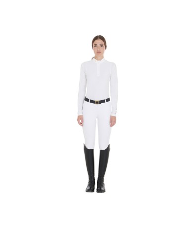 WOMAN JERSEY COMPETITION LS ZIP SHIRT