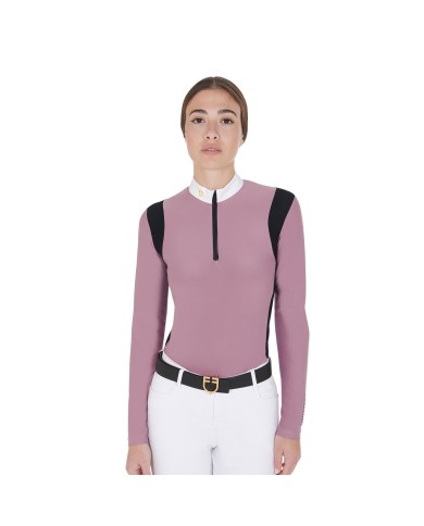 WOMAN JERSEY COMPETITION LS ZIP SHIRT