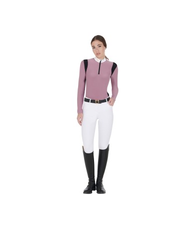 WOMAN JERSEY COMPETITION LS ZIP SHIRT