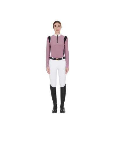 WOMAN JERSEY COMPETITION LS ZIP SHIRT