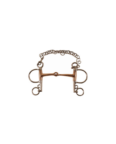 PELHAM PIENO INOX IMBOCCATURA RAME PELHAM PIENO INOX IMBOCCATURA RAME