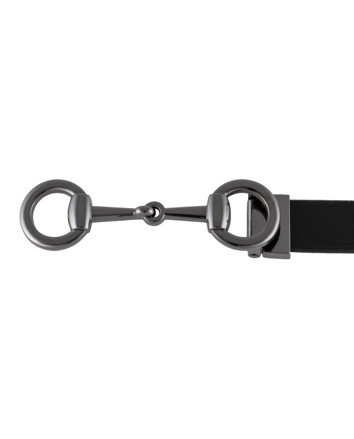 WOMEN S BELT WITH BIT BUCKLE