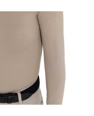 WOMEN S TECNO KNIT TRAINING POLO SHIRT LS ZIP