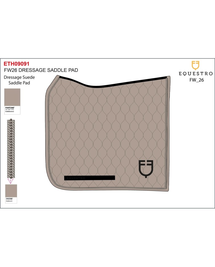 VELVET STONES DRESSAGE SADDLE PAD