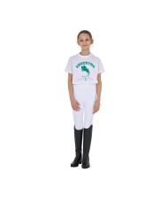 GIRL S EQUESTRO JUMPING HORSE CLUB COTTON T-SHIRT