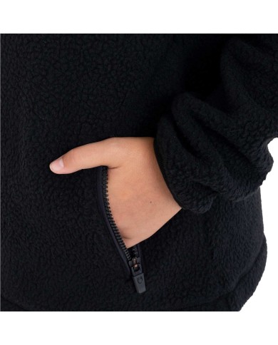 KIDS PATCH POCKET TEDDY FULL ZIP JACKET W/HOOD