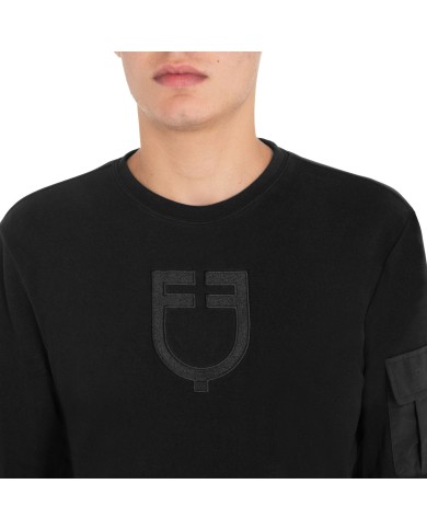 MEN S FLEECE PATCH POCKET ROUNDNECK