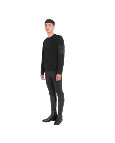 MEN S FLEECE PATCH POCKET ROUNDNECK
