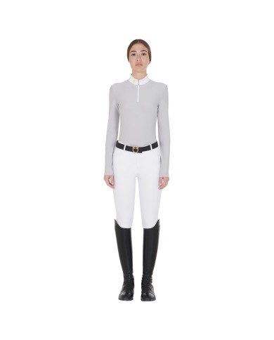 POLO DONNA EQUESTRO MANICA LUNGA MODELLO WARM+
