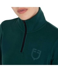 WOMEN S FLEECE HIGH NECK SWEATER W/HALF ZIP