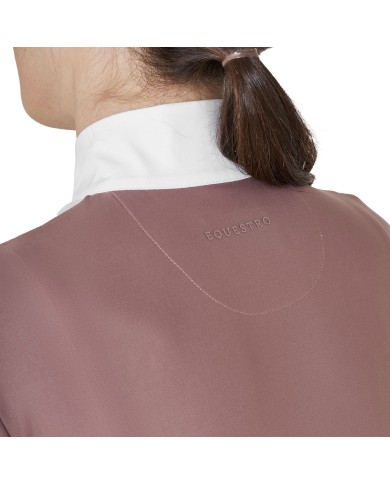 WOMEN S WINTER INVISIBLE ZIP COMPETITION POLO SHIRT LS
