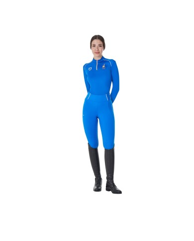 WOMEN S TECHNICAL TRAINING POLO LS ZIP EQUESTROxFISE
