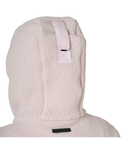 WOMEN S PATCH POCKET TEDDY FULL ZIP JACKET W/HOOD