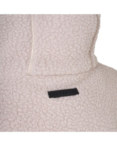 WOMEN S PATCH POCKET TEDDY FULL ZIP JACKET W/HOOD