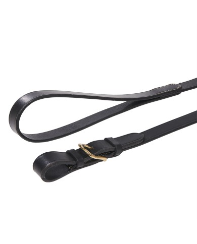 LUNGHINA CUOIO CON CATENA OTTONE BRASS