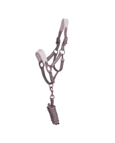 HIGH PERFORMANCE HALTER RUBBER FINISH BUCKLES W/LEADROPE