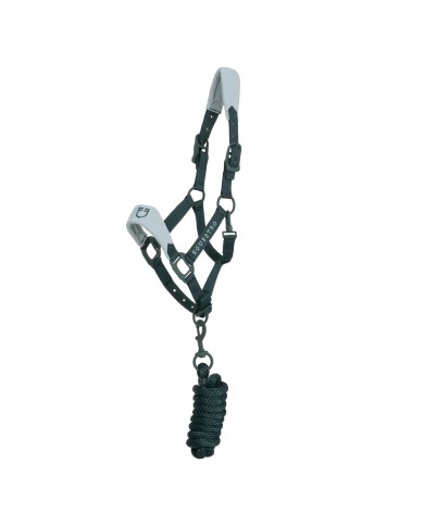 HIGH PERFORMANCE HALTER RUBBER FINISH BUCKLES W/LEADROPE