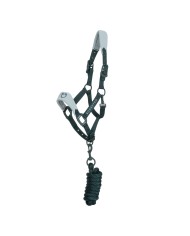 HIGH PERFORMANCE HALTER RUBBER FINISH BUCKLES W/LEADROPE