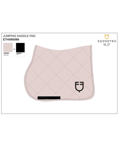 TECHNICAL FABRIC JUMPING SADDLE PAD