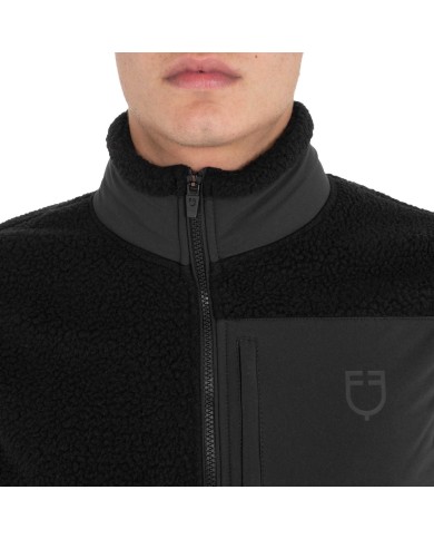 MEN S PATCH POCKET TEDDY VEST