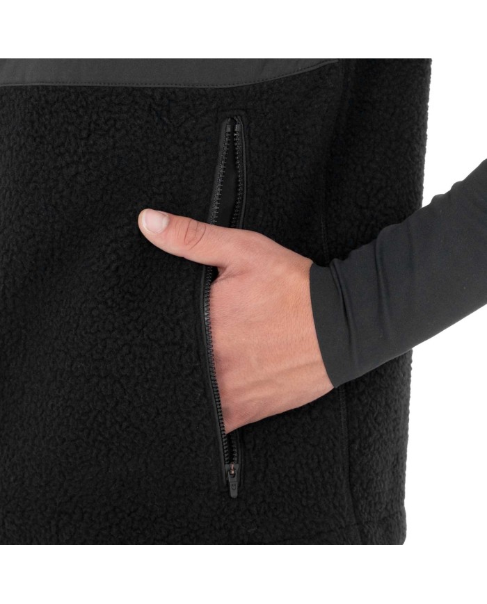 MEN S PATCH POCKET TEDDY VEST