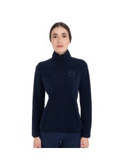 WOMEN S FLEECE HIGH NECK SWEATER W/HALF ZIP