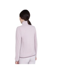 WOMEN S FLEECE HIGH NECK SWEATER W/HALF ZIP