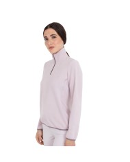 WOMEN S FLEECE HIGH NECK SWEATER W/HALF ZIP
