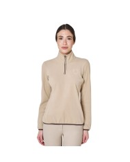 WOMEN S FLEECE HIGH NECK SWEATER W/HALF ZIP