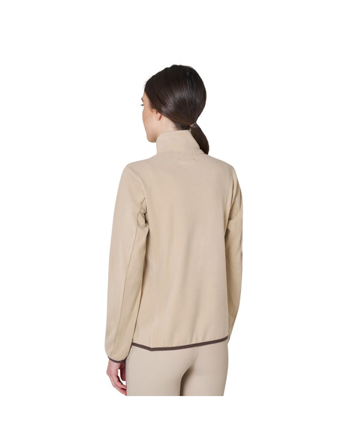WOMEN S FLEECE HIGH NECK SWEATER W/HALF ZIP