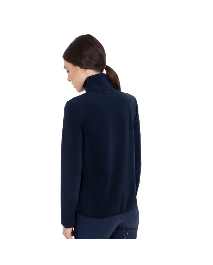 WOMEN S FLEECE HIGH NECK SWEATER W/HALF ZIP