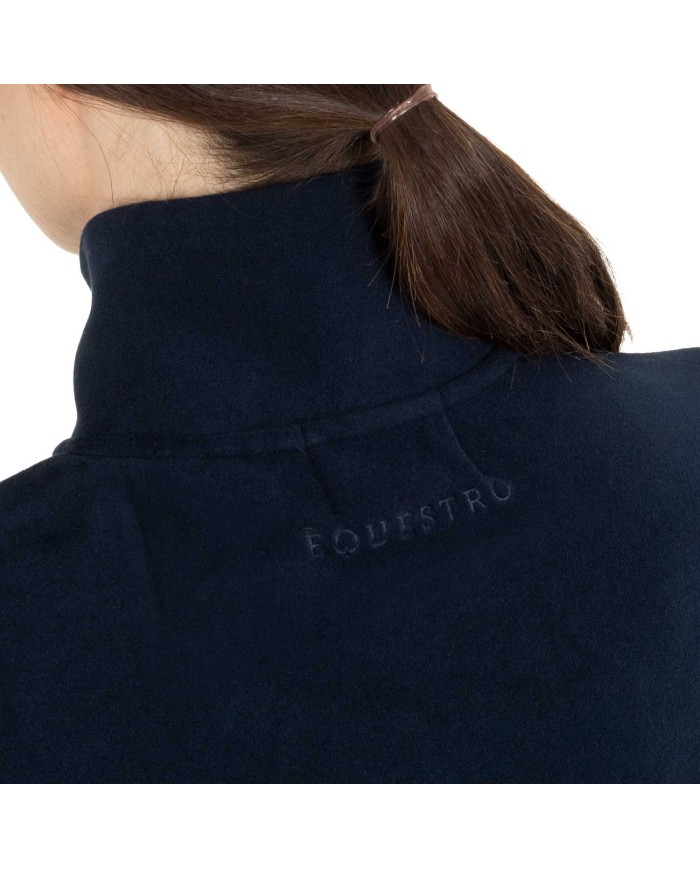 WOMEN S FLEECE HIGH NECK SWEATER W/HALF ZIP