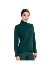 WOMEN S FLEECE HIGH NECK SWEATER W/HALF ZIP