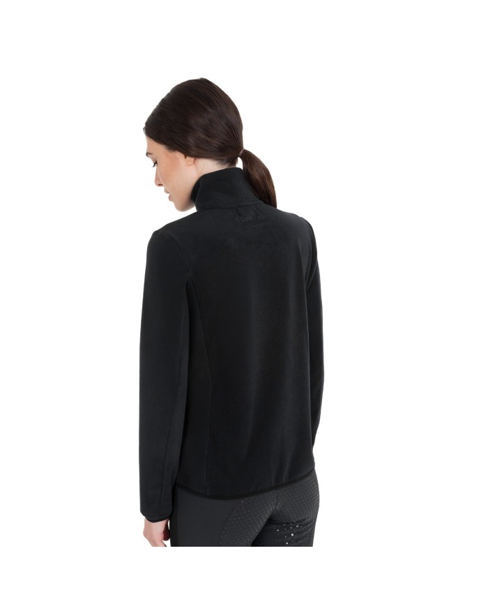 WOMEN S FLEECE HIGH NECK SWEATER W/HALF ZIP