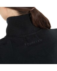 WOMEN S FLEECE HIGH NECK SWEATER W/HALF ZIP