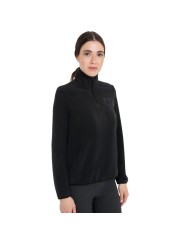 WOMEN S FLEECE HIGH NECK SWEATER W/HALF ZIP