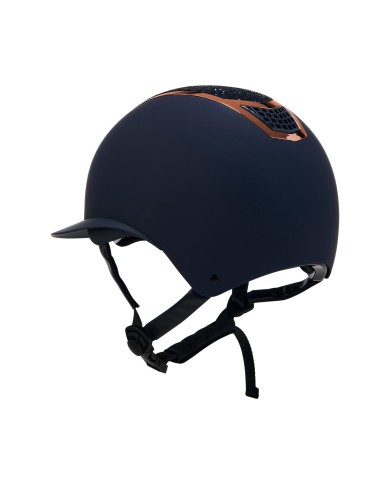 CASCO EQUESTRO MODELLO ECLIPSE STONE MAT WIDE VISOR (3 PADDING)