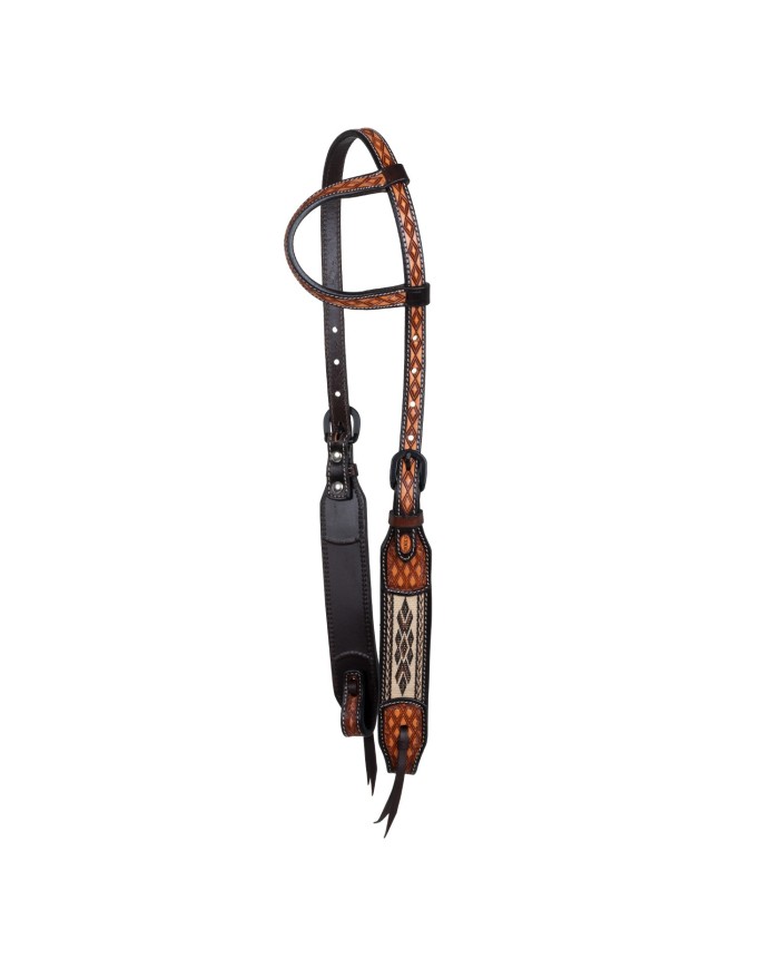 ONE EAR AZTEC WESTERN BRIDLE
