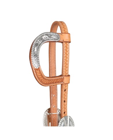 ONE EAR SILVER EDITION WESTERN BRIDLE WITH BASKET TOOLING