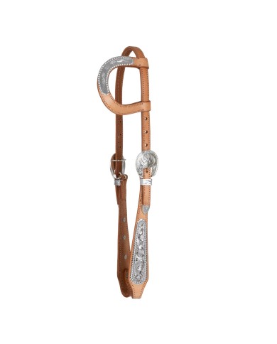 ONE EAR SINGLE SHOT SILVER EDITION WESTERN BRIDLE