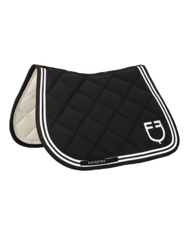 DOUBLE STRIPES QUILTING JUMPING SADDLE PAD