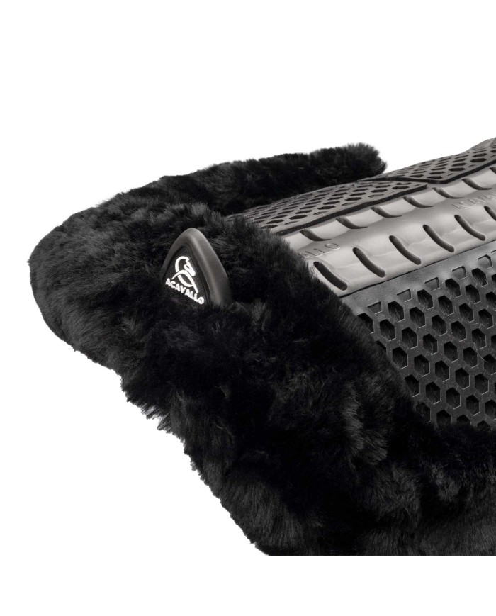 WITHERS FREE PIUMA AERO BALANCE FLAT GEL PAD CUT OUT WITH SHEEPSKIN