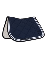 DOUBLE STRIPES QUILTING JUMPING SADDLE PAD
