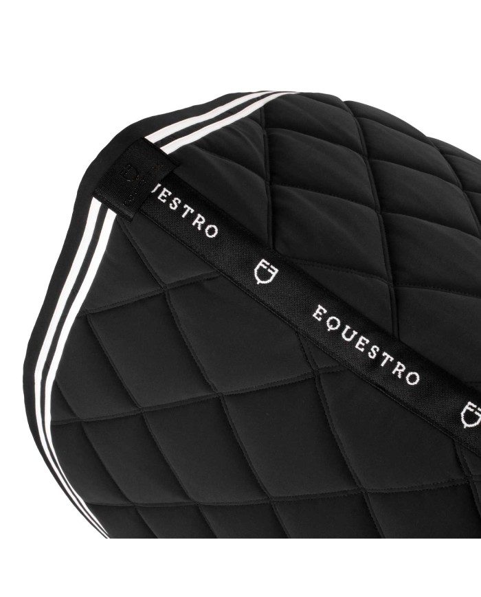 DOUBLE STRIPES QUILTING JUMPING SADDLE PAD