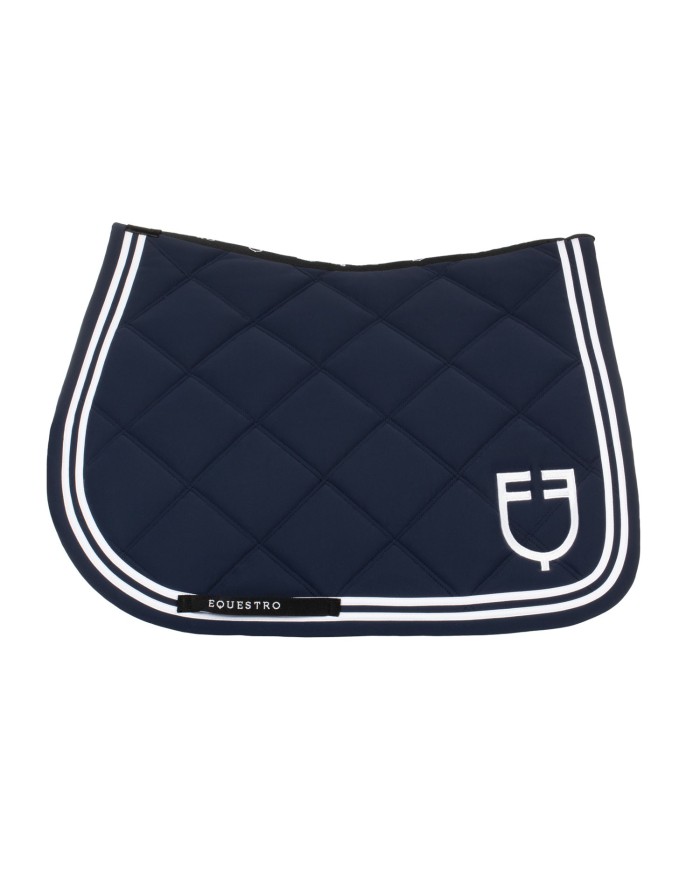 DOUBLE STRIPES QUILTING JUMPING SADDLE PAD
